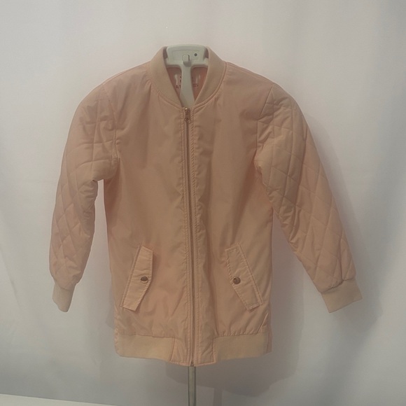 Justice Pink Quilted Kids Jacket - Picture 1 of 4